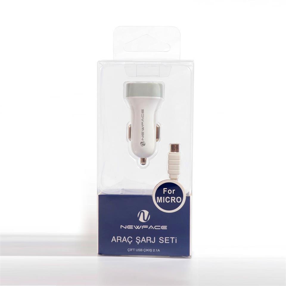 C17 Araç içi Şarj Cihazı + S05 Micro Usb Şarj Kablosu