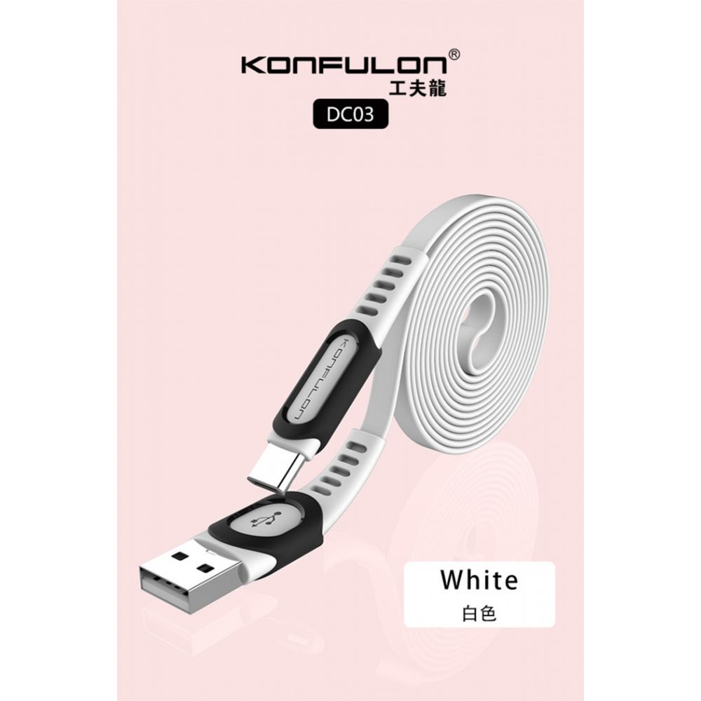 DC03 Süper Hızlı 1M 2.4A Usb Type-C Şarj Kablosu
