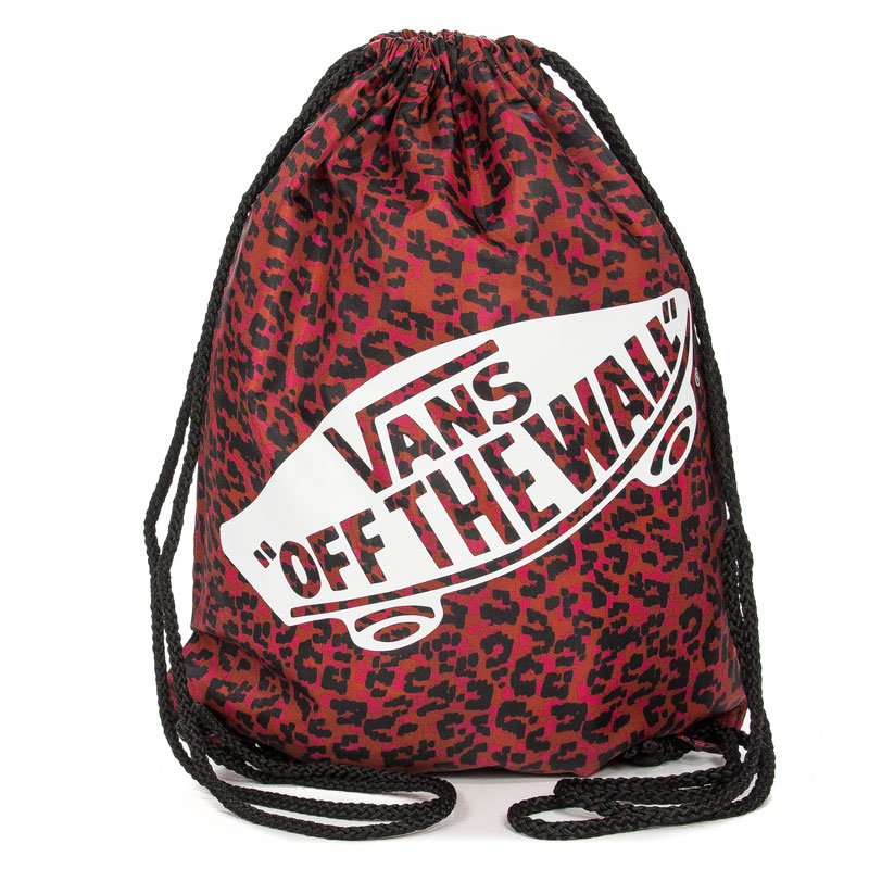 Vans Büzgülü Torba Çanta Kırmızı Siyah