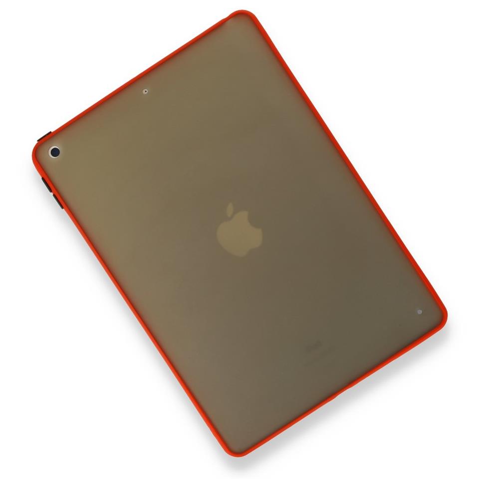 Ipad 7 ve 8. Nesil 10.2 Montreal Silikon Tablet Kılıfı Kırmızı
