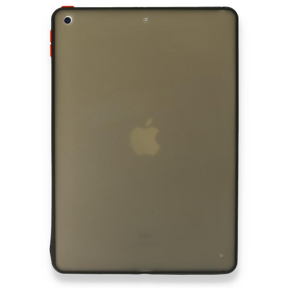 Ipad 7 ve 8. Nesil 10.2 Montreal Silikon Tablet Kılıfı Siyah