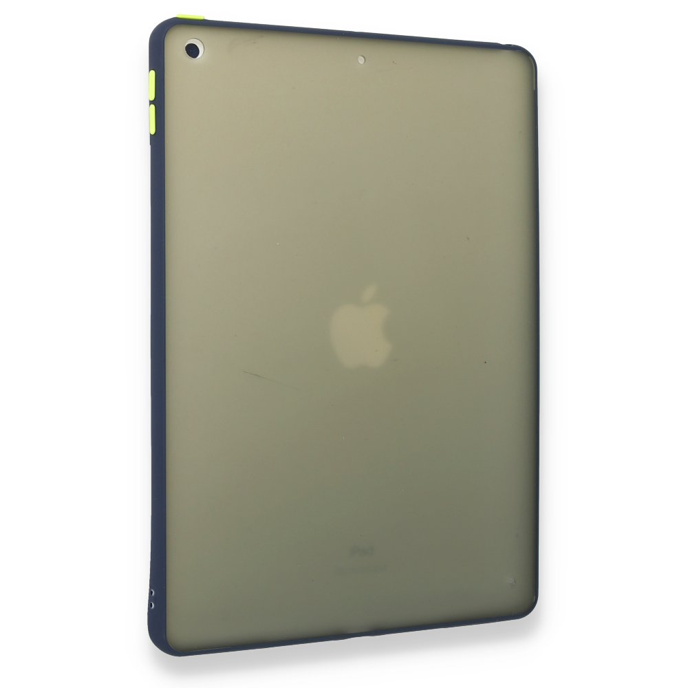 Ipad 7 ve 8. Nesil 10.2 Montreal Silikon Tablet Kılıfı Lacivert