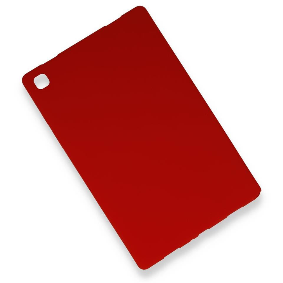 Samsung Tab A7 10.4 T500 Evo Silikon Kılıf Kırmızı