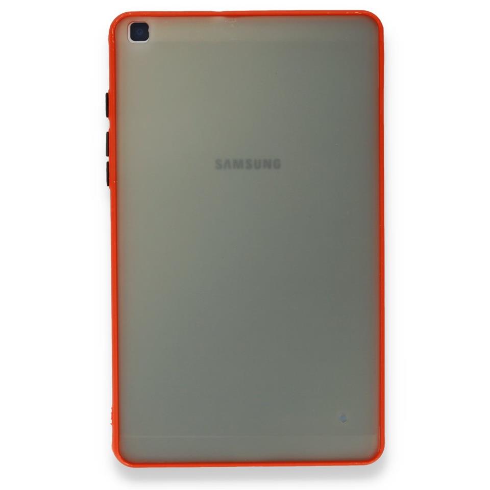 Samsung Galaxy T500 Tab A7 10.4 Montreal Silikon Tablet Kılıfı Kırmızı