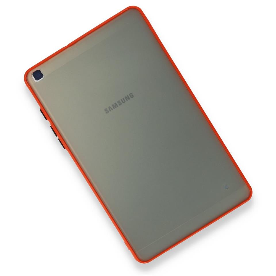 Samsung Galaxy T500 Tab A7 10.4 Montreal Silikon Tablet Kılıfı Kırmızı
