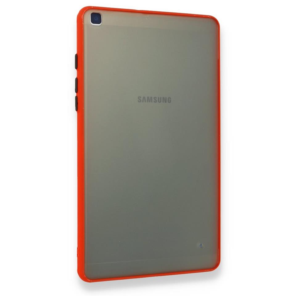 Samsung Galaxy T500 Tab A7 10.4 Montreal Silikon Tablet Kılıfı Kırmızı