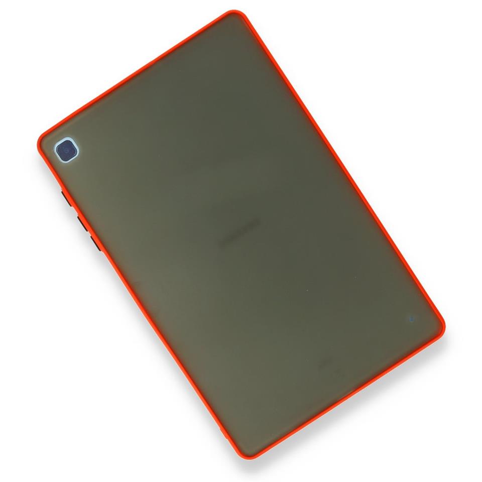 Samsung Galaxy P610 Tab S6 Lite 10.4 Montreal Silikon Tablet Kılıfı Kırmızı