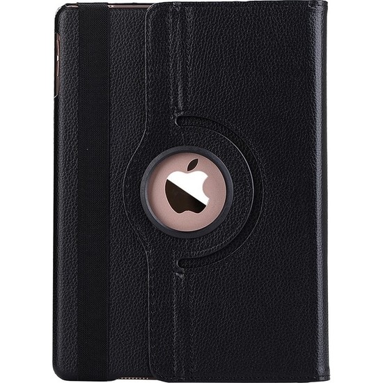 Apple IPad 9.7 Standlı 360 Derece Tablet Kılıfı Siyah