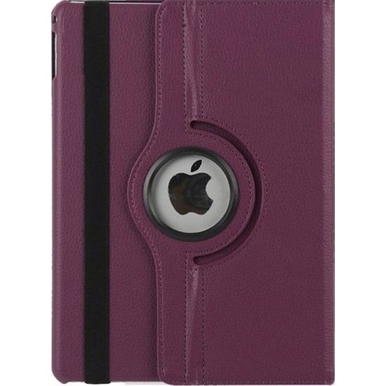 Apple IPad 9.7 Standlı 360 Derece Tablet Kılıfı Mor