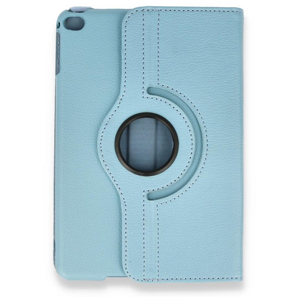 iPad Mini 4 ve 5 Kılıf 360 Tablet Deri Kılıf Mavi