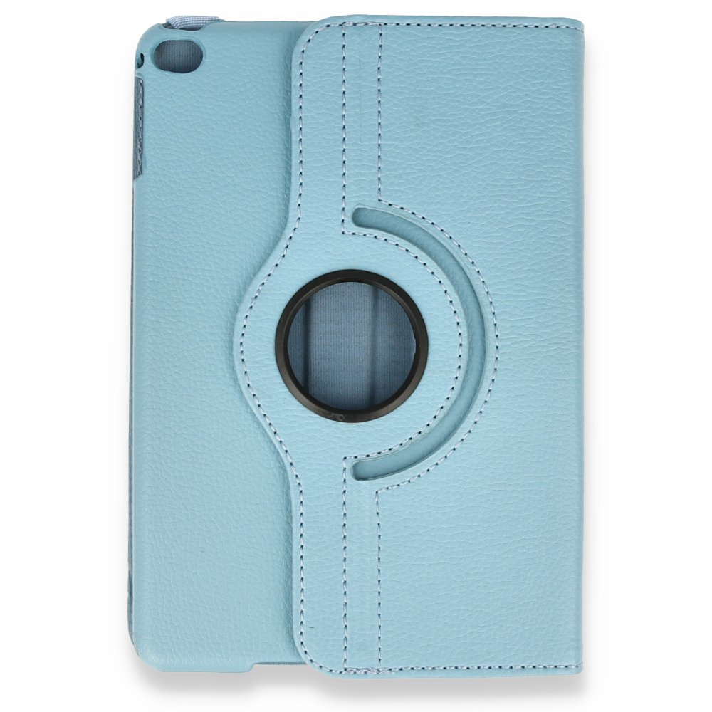 iPad Mini 4 ve 5 Kılıf 360 Tablet Deri Kılıf Mavi