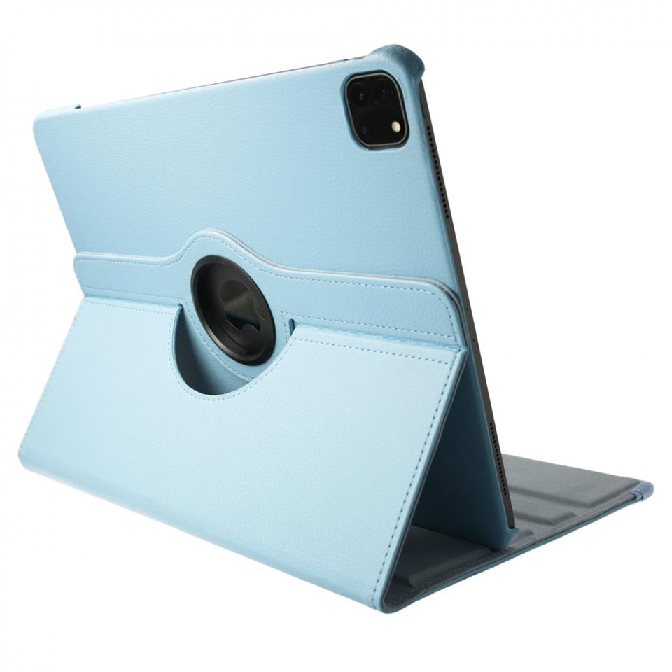 iPad Pro 12.9 (2020) Kılıf 360 Tablet Deri Kılıf Mavi