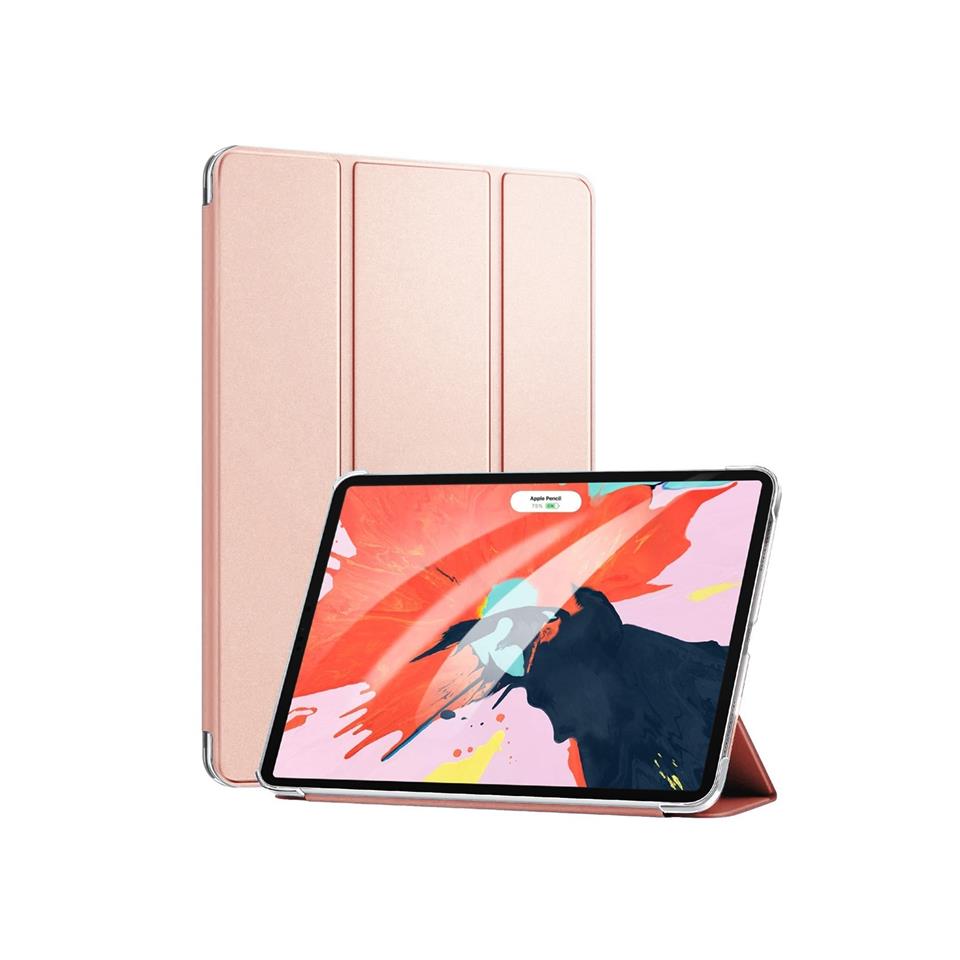 Apple iPad Pro 12.9 2020 2. Nesil Kılıf (A2228-A2068-A2230) Smart Case ve Arka Pudra