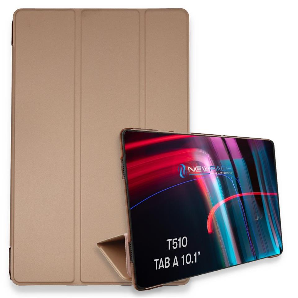 Samsung Galaxy T510 Tab A 10.1 Kılıf Tablet Smart Kılıf Rose Gold