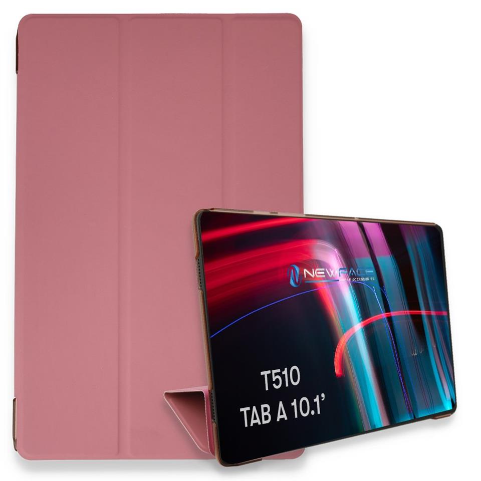 Samsung Galaxy T510 Tab A 10.1 Kılıf Tablet Smart Kılıf Rose Pembe