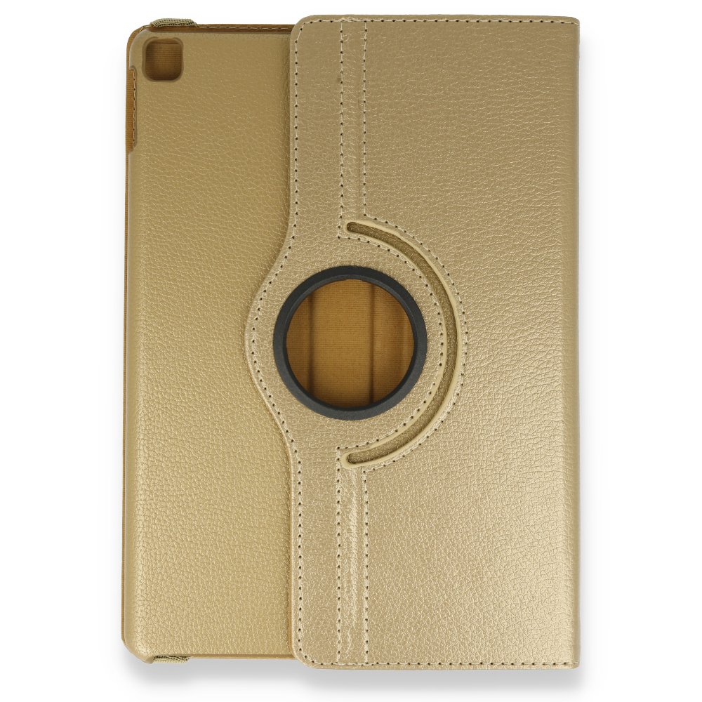 iPad 10.2 (7.nesil) Kılıf 360 Tablet Deri Kılıf Gold