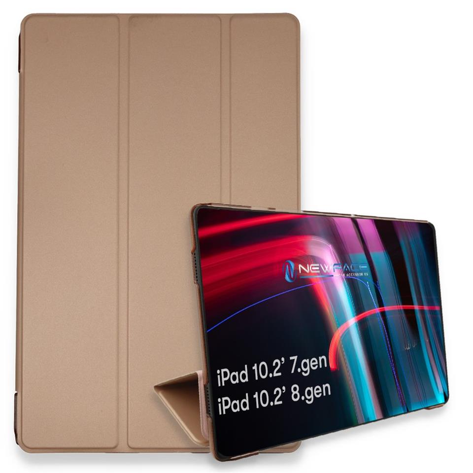 iPad 10.2 (7.nesil) Kılıf Tablet Smart Kılıf Rose Gold