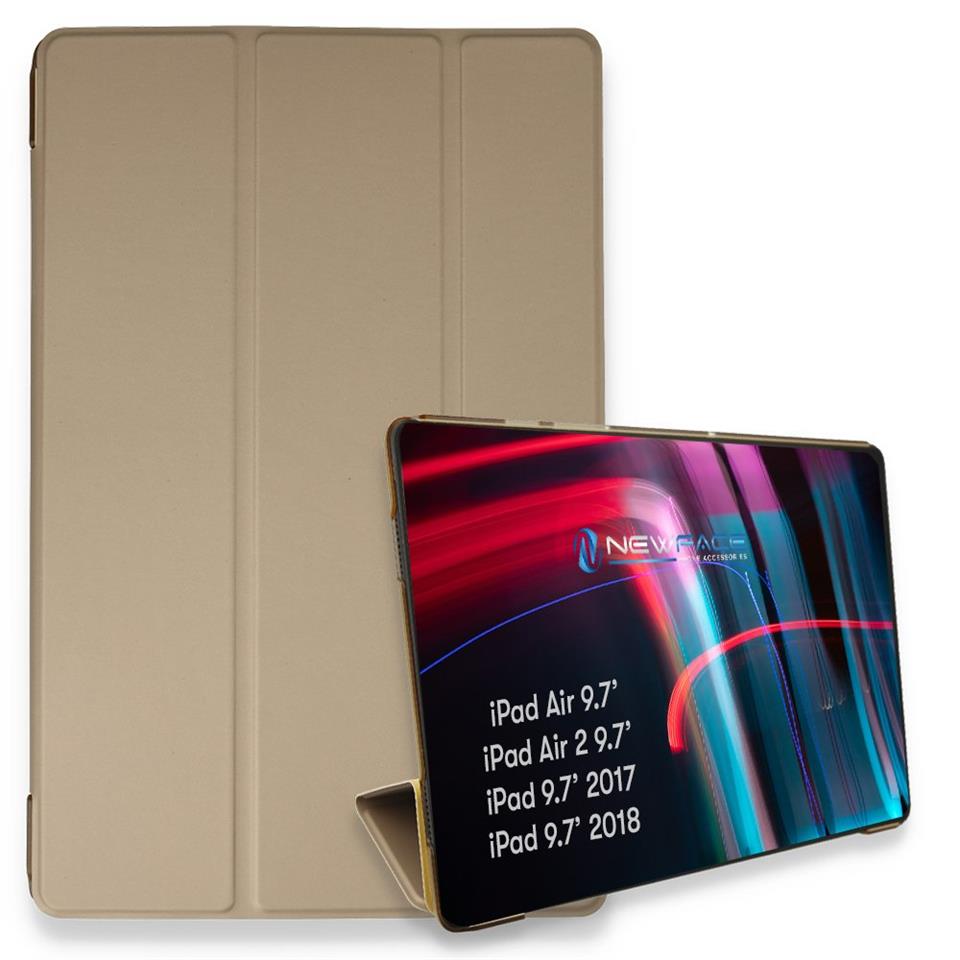 iPad 2 9.7 Kılıf Tablet Smart Kılıf Gold