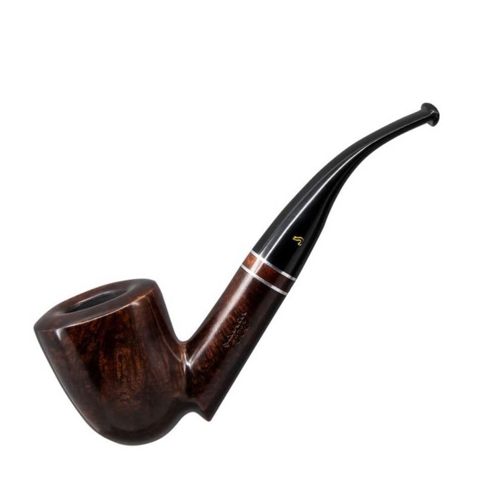 Şahin Üç Yıldız Freehand 9 mm Filtreli Ebonit Saplı Pipo