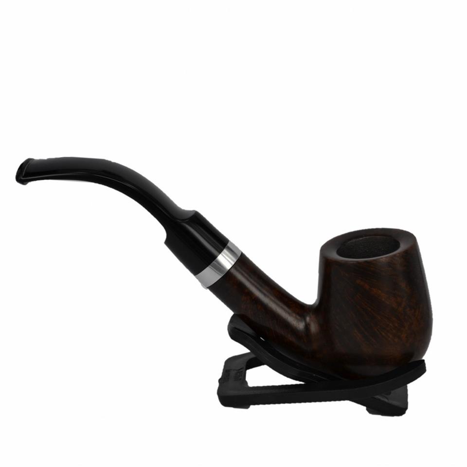 Şahin Sarı Yıldız Bent Billiard 9 mm Filtreli Akrilik Saplı Pipo Cy620