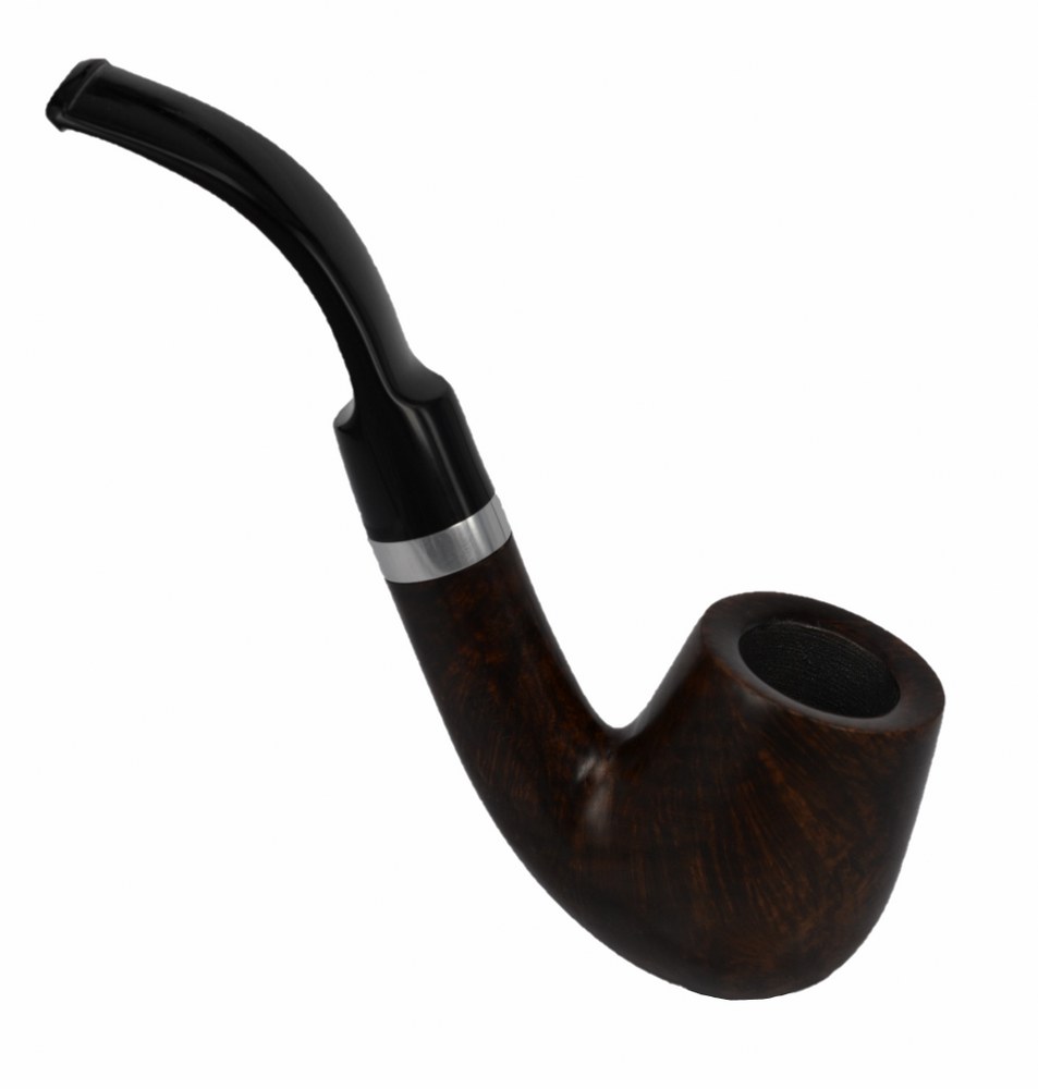 Şahin Sarı Yıldız Bent Billiard 9 mm Filtreli Akrilik Saplı Pipo Cy620