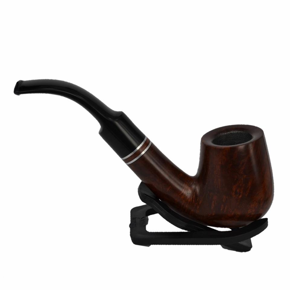 Şahin Kuyruklu Yıldız Bent Billiard 9 mm Filtreli Ebonit Saplı Pipo Cy120