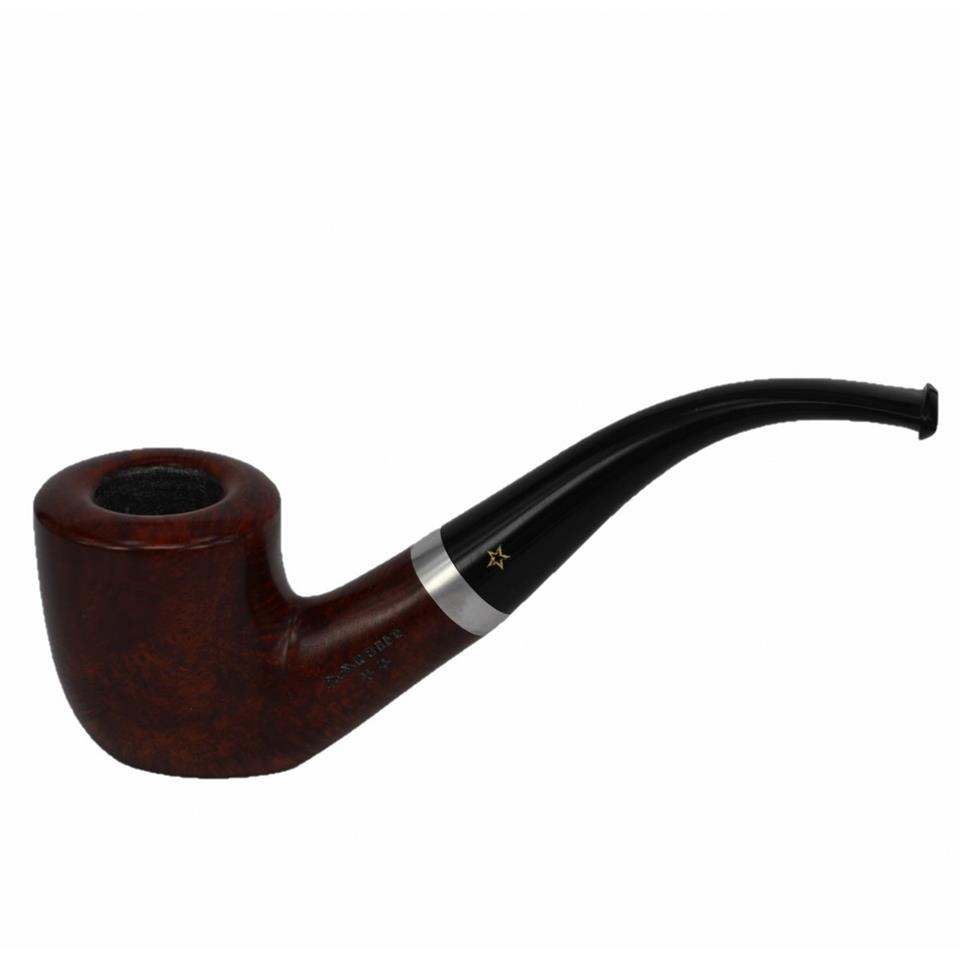 Şahin Sarı Yıldız Bent Dublin 9 mm Filtreli Ebonit Saplı Pipo Cy237612