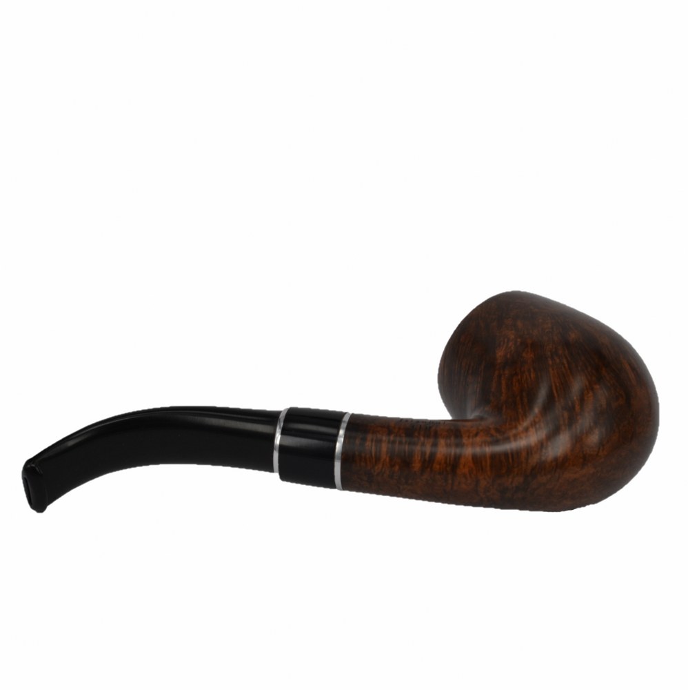 Şahin Professional Üç Yıldız Bent Billiard 9mm Filtreli Ebonit Saplı Pipo Cy410