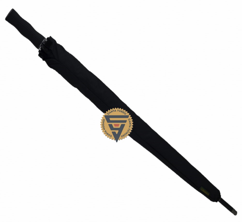 April A-252G Protokol Vale Şemsiyesi Çift Katmanlı Şemsiye Siyah 130 Cm Çap