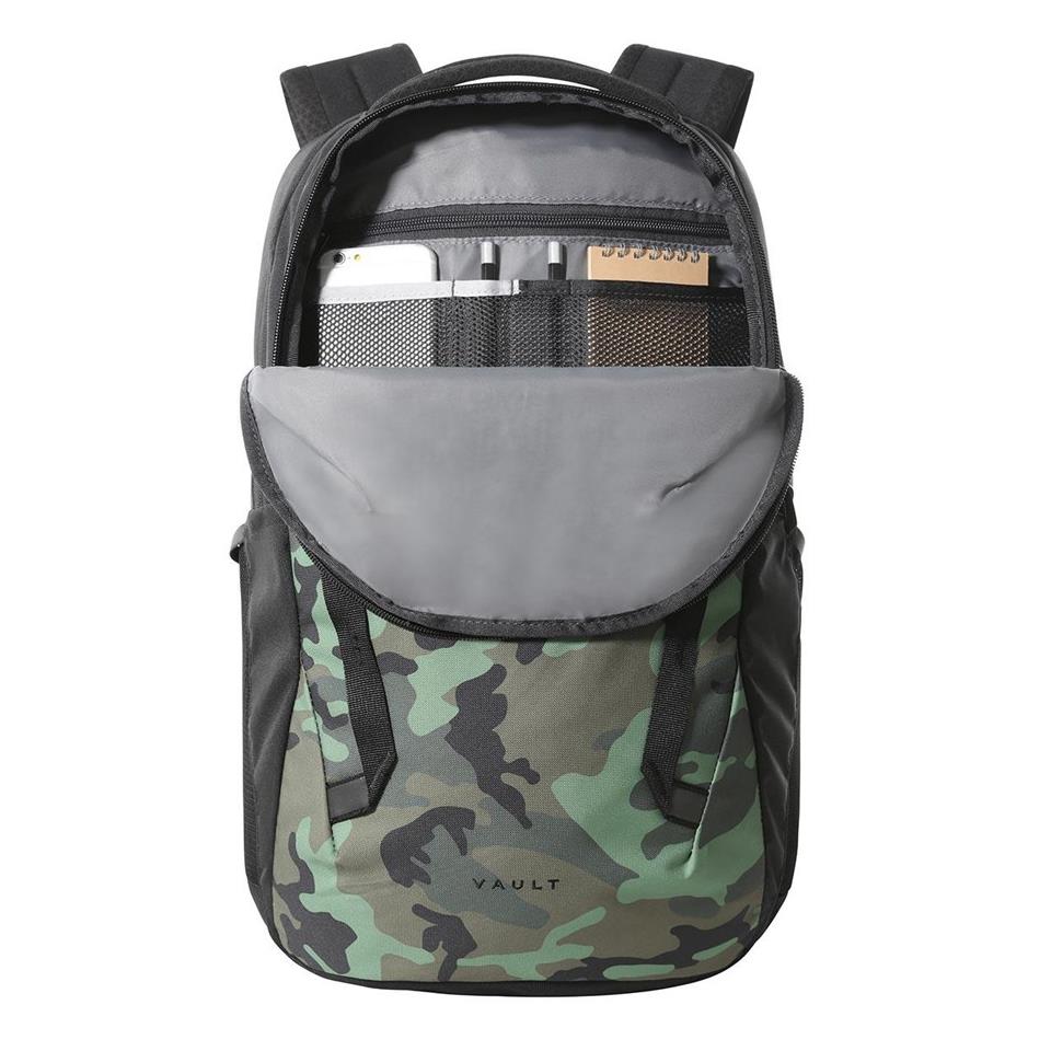 The North Face Vault Laptop Tablet Macera Sırt Çantası Kamuflaj