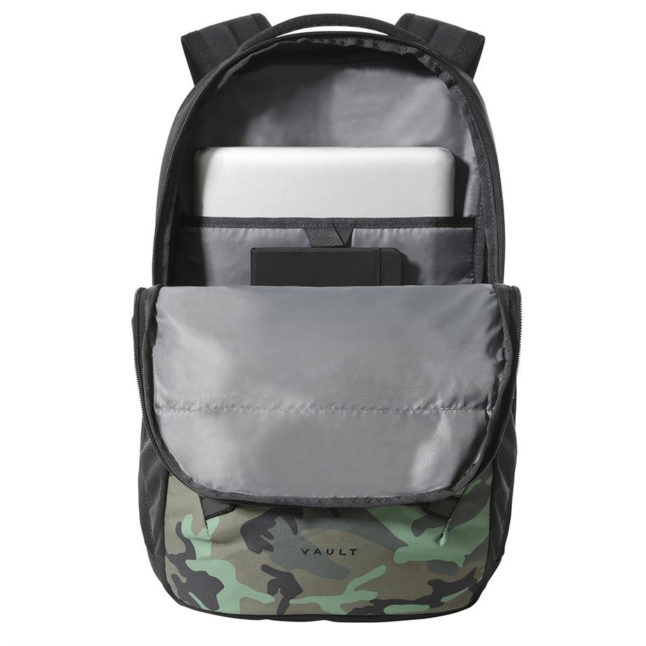 The North Face Vault Laptop Tablet Macera Sırt Çantası Kamuflaj
