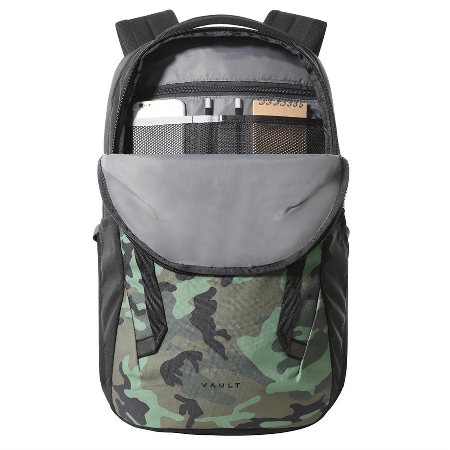 The North Face Vault Laptop Tablet Macera Sırt Çantası Kamuflaj