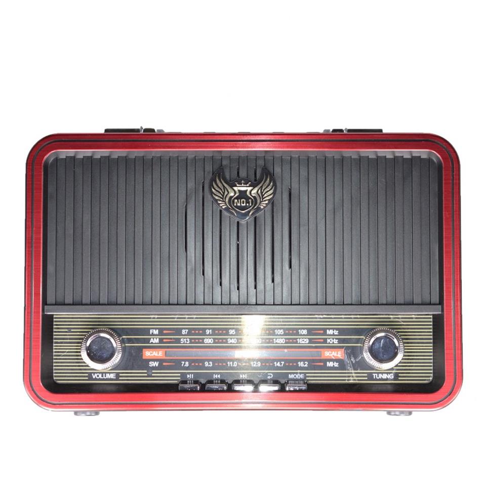 Retro 1907Bt Ahşap Nostaljik Fm Bluetooth Radyo