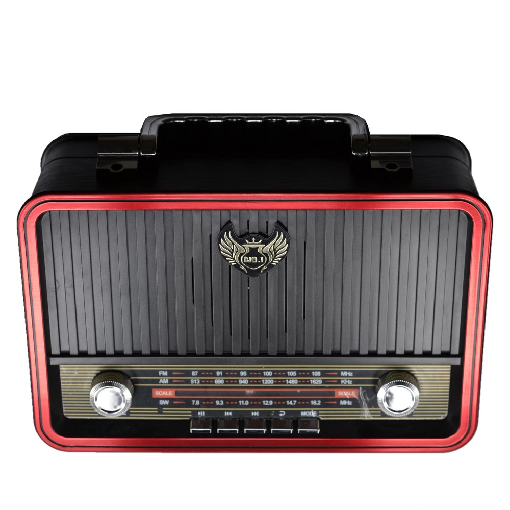 Retro 1907Bt Ahşap Nostaljik Fm Bluetooth Radyo