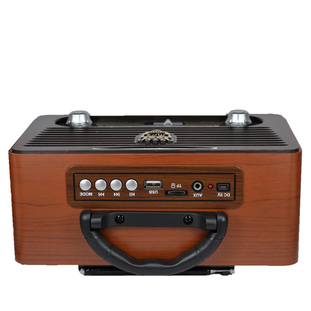 Retro Nostaljik Mdu115bt Radyo Bluetooth Kumandalı USB/SD Müzik Çalar Radyo