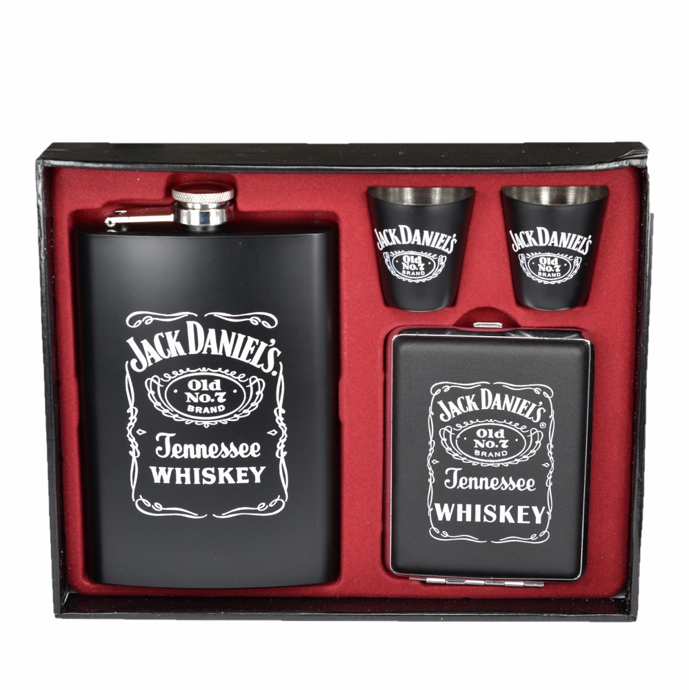 Jack Steel 9 fl Oz 304 Paslanmaz Çelik 265 Ml İçki Matarası Tabaka Bardak Set