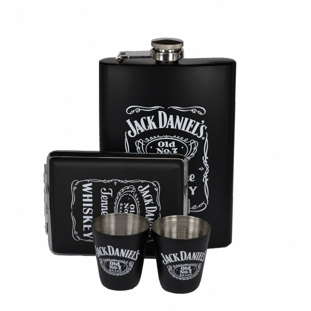 Jack Steel 9 fl Oz 304 Paslanmaz Çelik 265 Ml İçki Matarası Tabaka Bardak Set