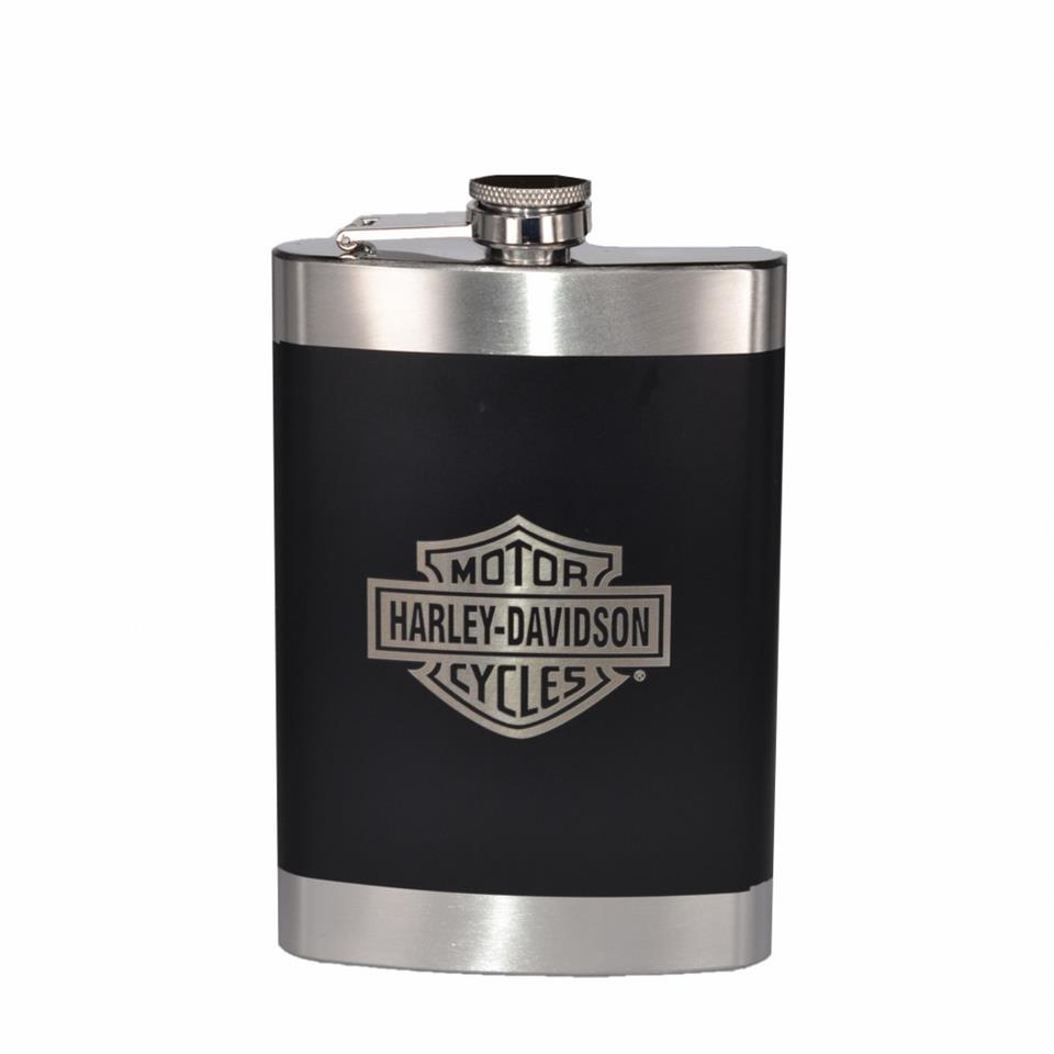 Harley Steel 9 fl Oz 304 Paslanmaz Çelik 265 Ml İçki Matarası 13x9