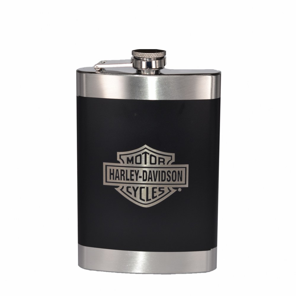 Harley Steel 9 fl Oz 304 Paslanmaz Çelik 265 Ml İçki Matarası 13x9