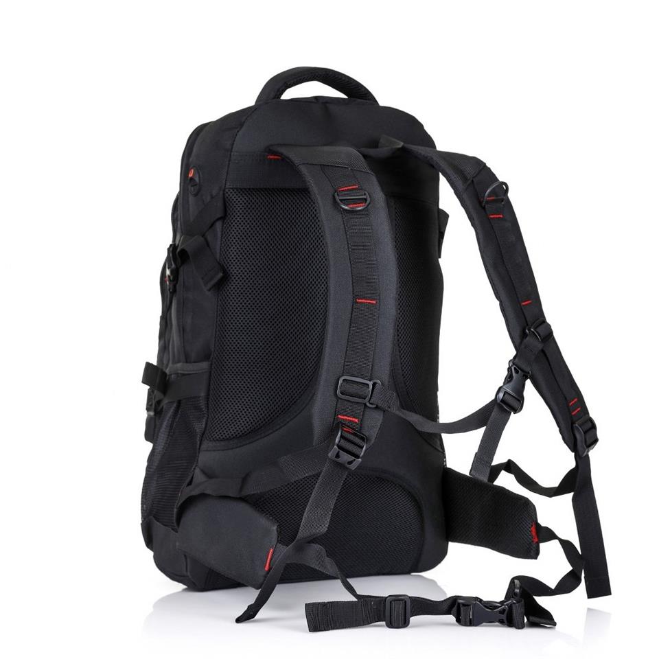 Ççs 25 Lt Su Geçirmez Laptop Bölmeli Dağcı Sırt Çantası Siyah