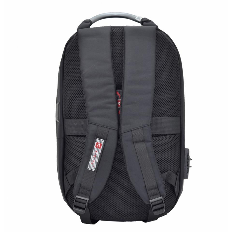 Ççs 51357 Kilitli Laptop Sırt Çantası 15 İnch Siyah