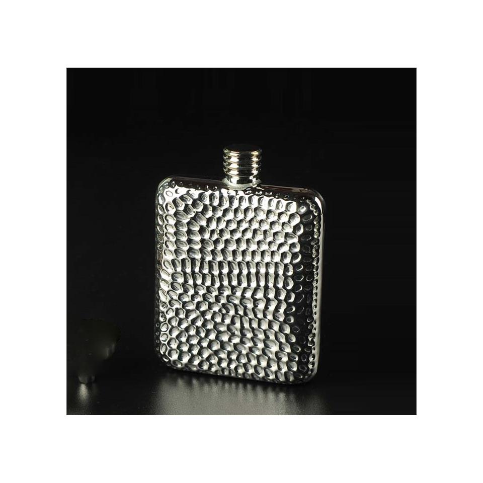 Steel 7 fl Oz 304 Paslanmaz Çelik 210 Ml İşlemeli İçki Matarası