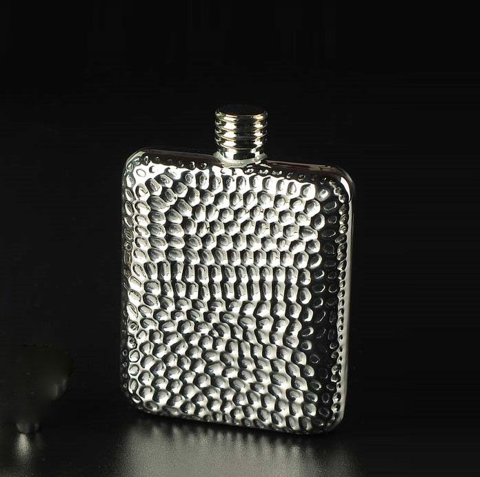 Steel 7 fl Oz 304 Paslanmaz Çelik 210 Ml İşlemeli İçki Matarası
