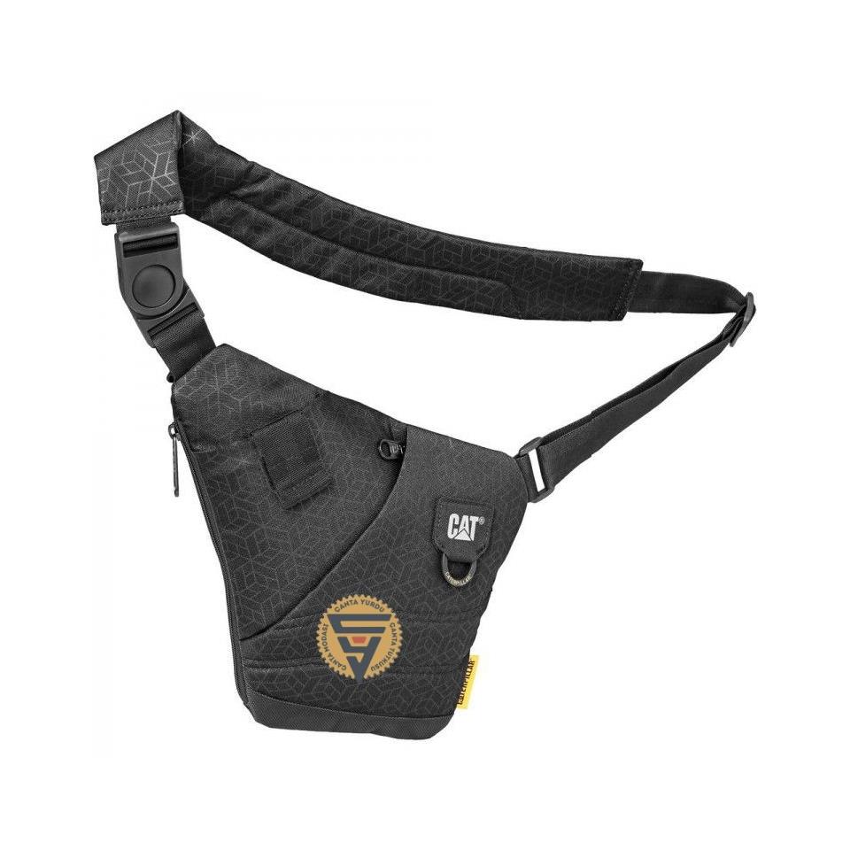Cat Çapraz Askılı Bodybag Sırt ve Göğüs Çantası Siyah