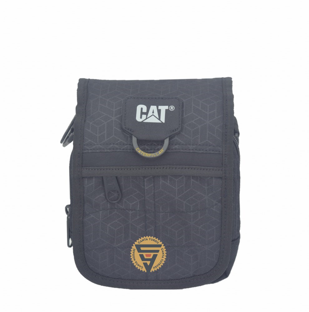 Cat 84172 Ronald Kapaklı Askılı Omuz Çantası Siyah