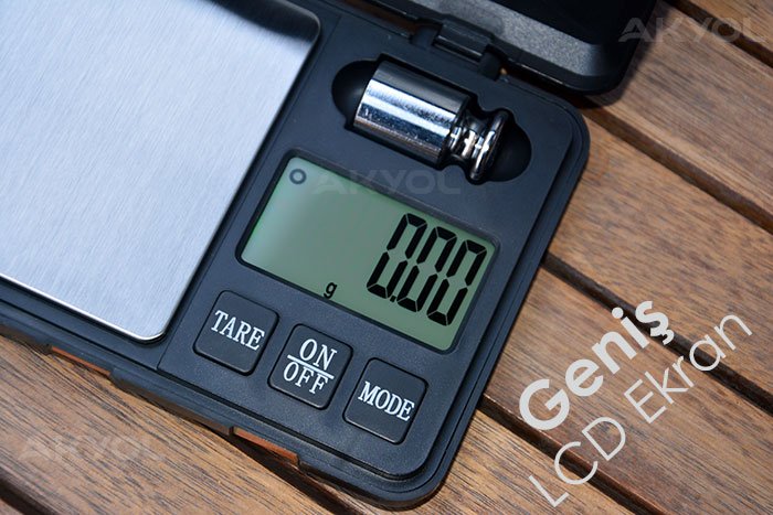 ZH-8264 Taşınabilir Kapaklı Cep Terazisi 0.01 ile 1000 Gr