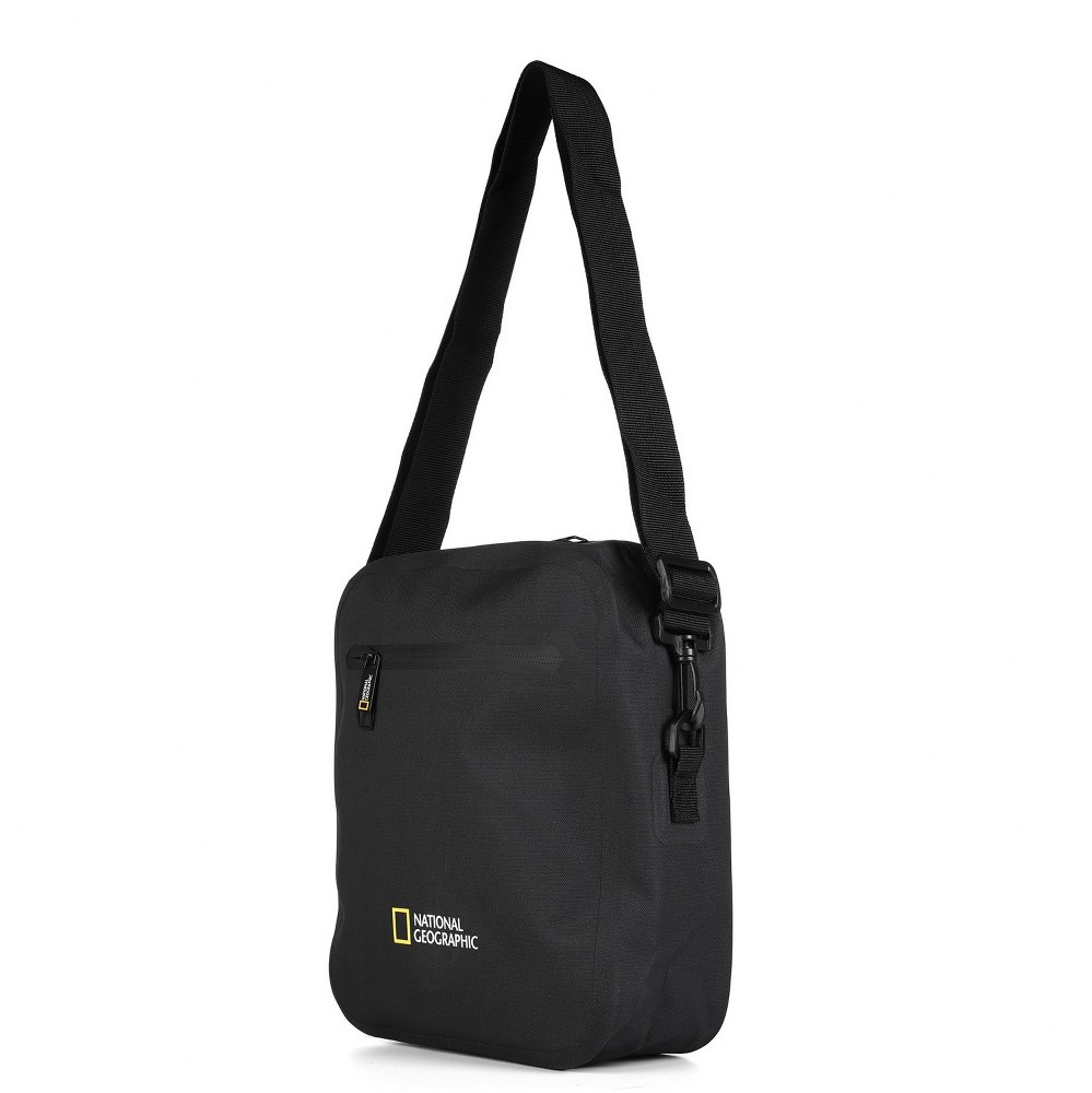 National Geographic N13506 Su Geçirmez Rfıd Askılı  Çanta Siyah