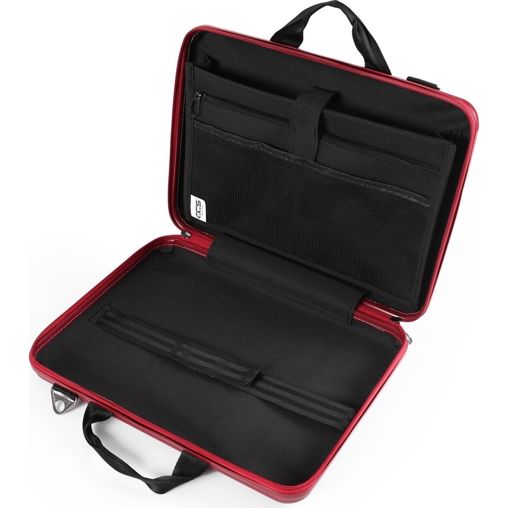 Ççs Abs Laptop ve Evrak Çantası 17 İnch Bordo