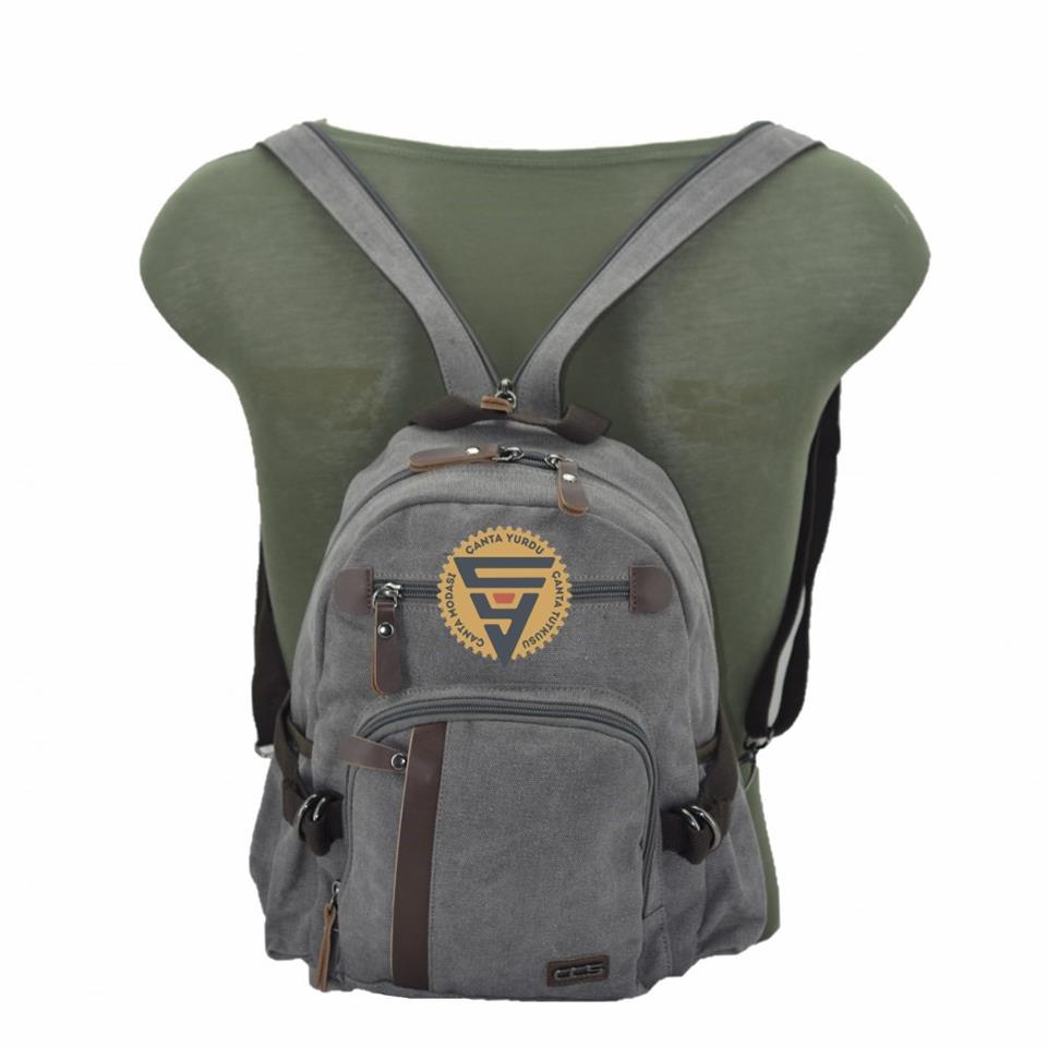 Ççs 51375 Bodybag Sırt ve Göğüs Çantası Gri