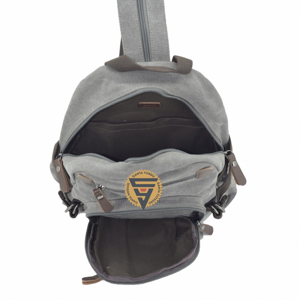 Ççs 51375 Bodybag Sırt ve Göğüs Çantası Gri